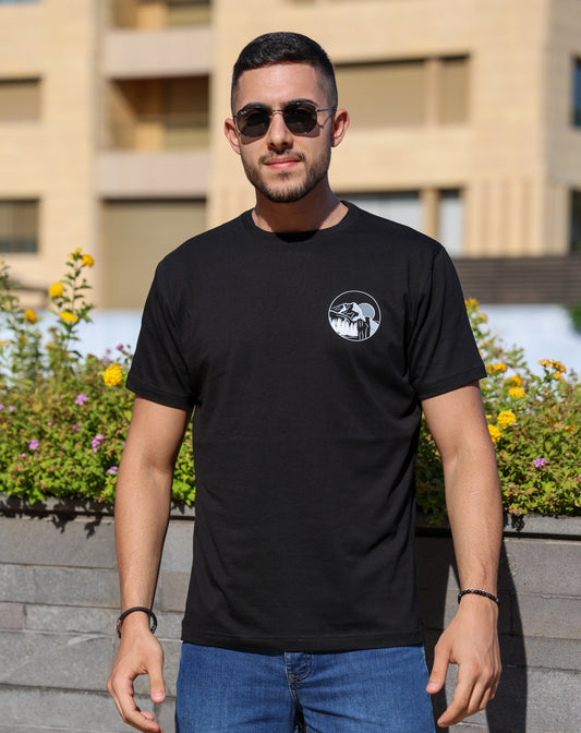 Mountscape Tee in Black