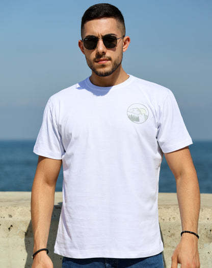 Mountscape Tee in White